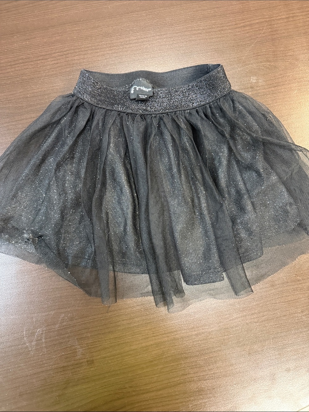 art class Black Sparkle Tulle Skirt